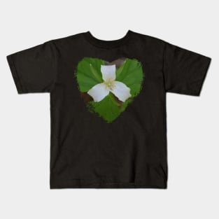 Trillium Heart Kids T-Shirt